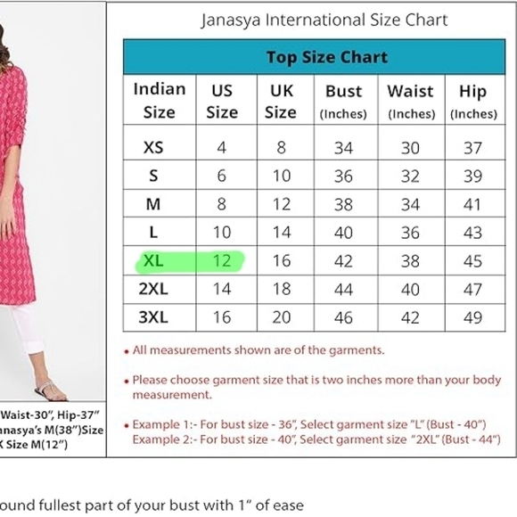 Janasya NWT Indian Turquoise Blue Gold Floral Poly Crepe Kurta Tunic Boho Exotic - Picture 9 of 10